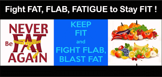 Fight FAT, FLAB, FATIGUE to stay FIT!